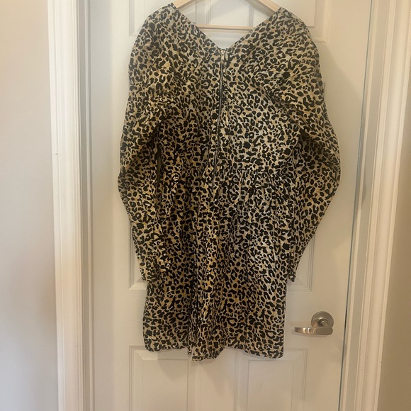 ASOS Design leopard print dress sz 14 EUC - Picture 3 of 4